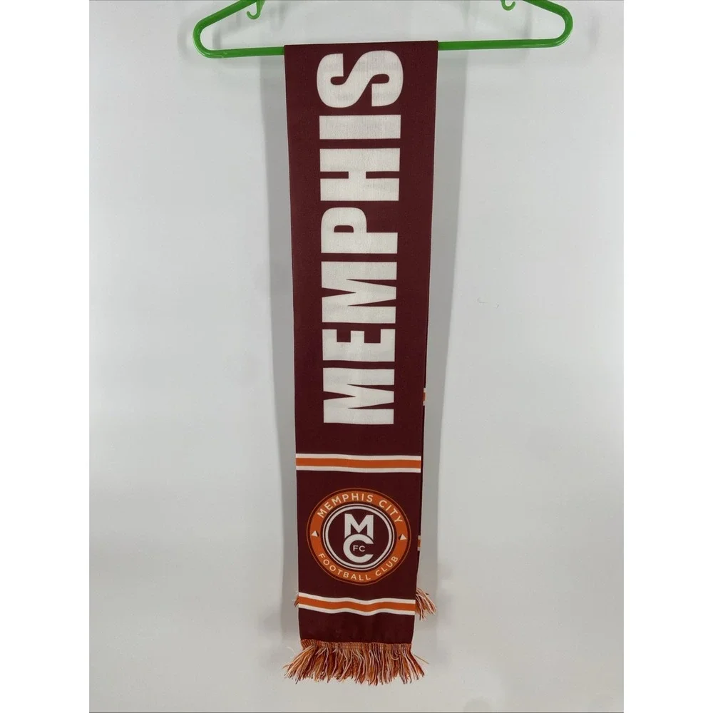 MEMPHIS CITY FOOTBALL CLUB SCARF 2 SIDED 901 MEMPHIS SOCCER